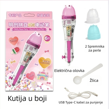 Mingchuang Električno Pero za Mozaiku s Kuglicama – Alat za Mozaiku za Djecu 7–14 Godina