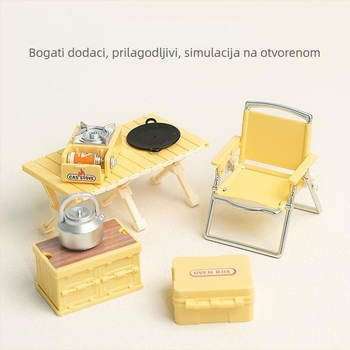 Simulirana vanjska oprema za igru s lutkama — plastične miniatuure • šifra proizvoda 012-25b • za uzrast 7–14 godina