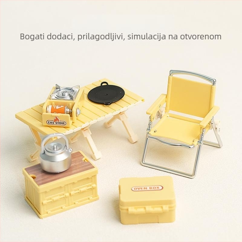 Simulirana vanjska oprema za igru s lutkama — plastične miniatuure • šifra proizvoda 012-25b • za uzrast 7–14 godina