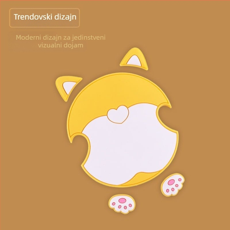 PVC zaštitni film za kvaku vrata automobila – otporan na ogrebotine, privlačan crtić dizajn, univerzalni set zaštitnih folija za vrata