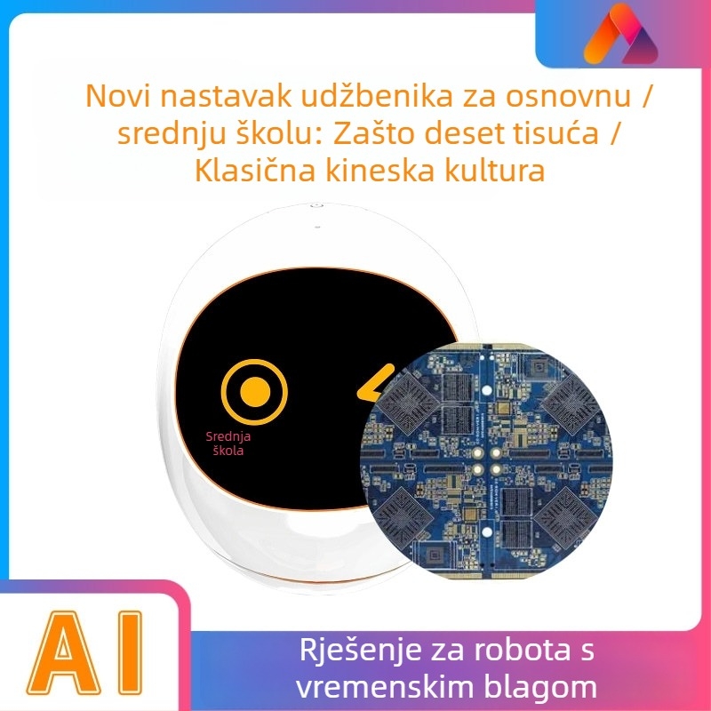 Robot za ranu edukaciju s glasovnim dijalogom i budilicom, USB punjenje, 1–2 GB memorije, plastično kućište
