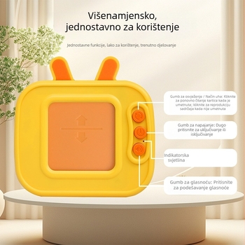 Smart Fish obrazovna igračka za učenje na dlanu, višejezično učenje, glazba i glas, memorija ispod 2 GB, litijeva baterija