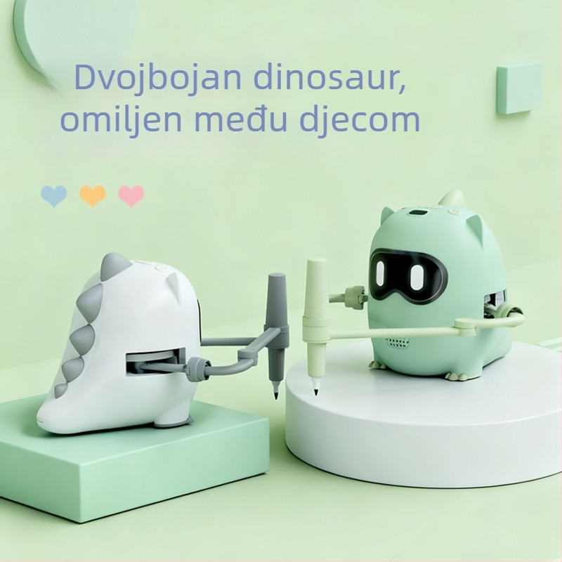 Robot za crtanje za djecu – interaktivna edukativna igračka za rano učenje, glazba i glas, emocionalna interakcija, za uzrast 4–6 godina