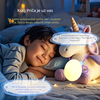 Prenosni AI glasovno-interaktivni edukativni stroj za djecu 0-3 godine, bez memorije