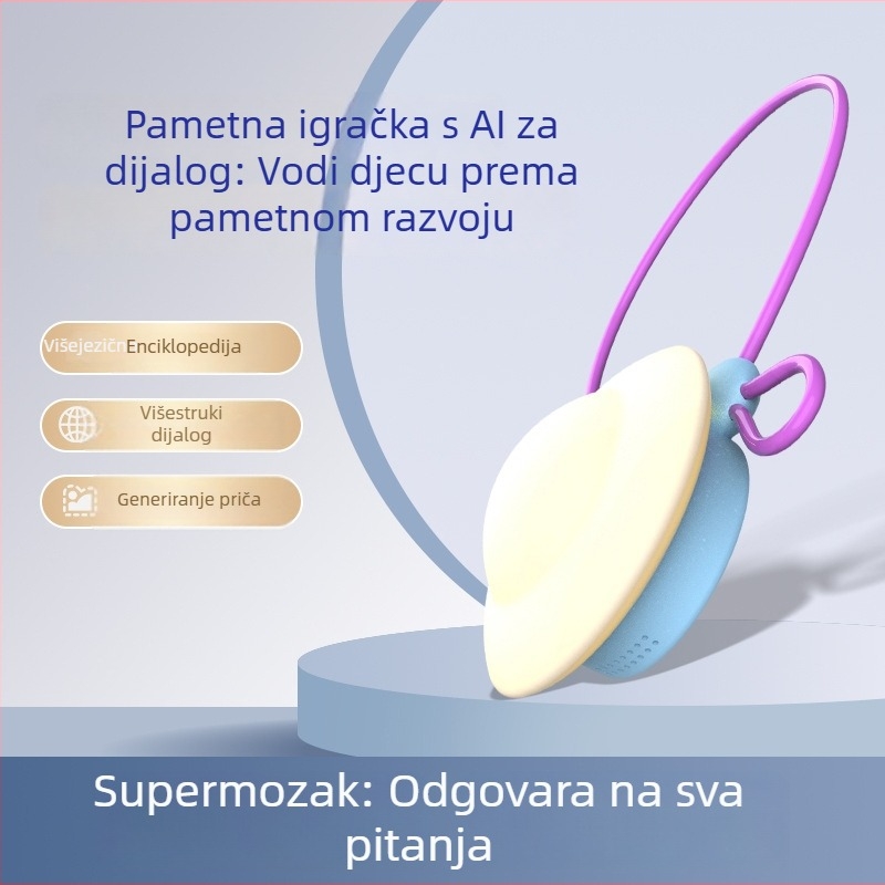 Prenosni AI glasovno-interaktivni edukativni stroj za djecu 0-3 godine, bez memorije