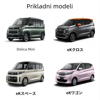 Dekorativni poklopac ručne brzine sa šljokicama za Mitsubishi Delica D:3, ABS materijal, model 3, porijeklo Guangzhou