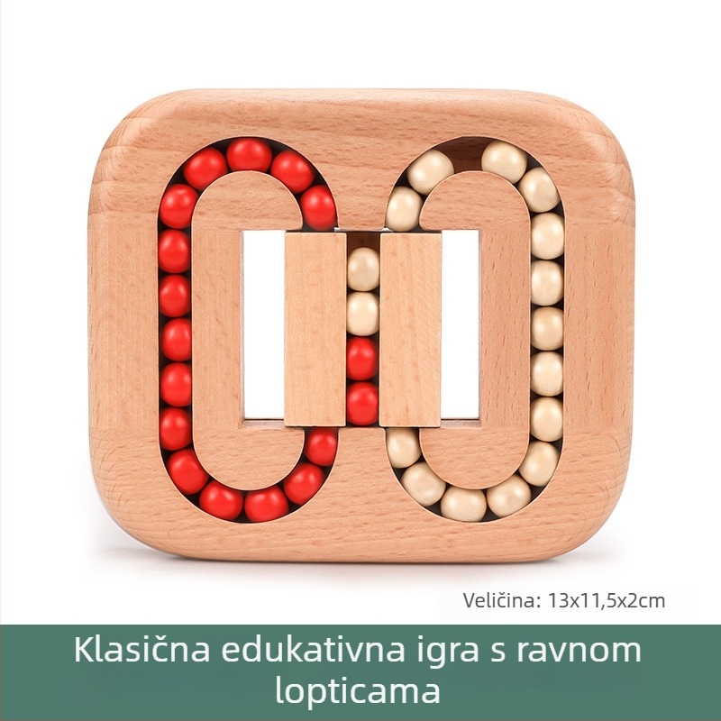 Drveni Luban zaključavački slagalica – edukativna igra za trening mozga i opuštanje; materijal: drvo; kategorija: Luban lock; marka: Danichite; za uzrast 7–14 godina