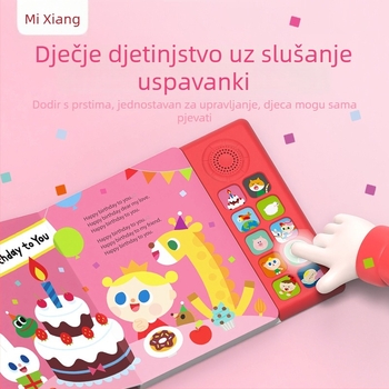 Stroj za rano obrazovanje s glazbom i vokalizacijom — ABS materijal, Napajan baterijama, Prikladno za djecu 4–6 godina, Touch Fox
