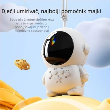 Astronaut priča stroj za predškolsko obrazovanje s prepoznavanjem glasa, plastično tijelo, litij baterija, za djecu 0–3 godine