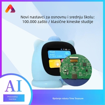 AI uređaj za rano obrazovanje s glasovnim dijalogom i budilicom, 1–2 GB RAM, USB punjenje