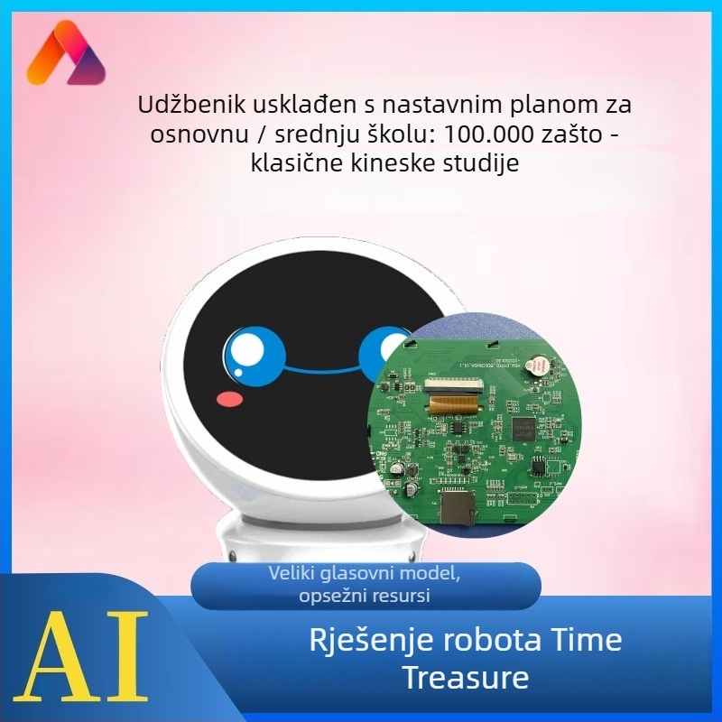 AI uređaj za rano obrazovanje s glasovnim dijalogom i budilicom, 1–2 GB RAM, USB punjenje