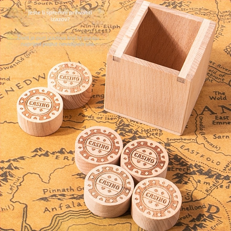Drveni Luban Lock puzzle, 6 dijelova, 3D, za uzrast 15–35 godina, mogućnost prilagođavanja
