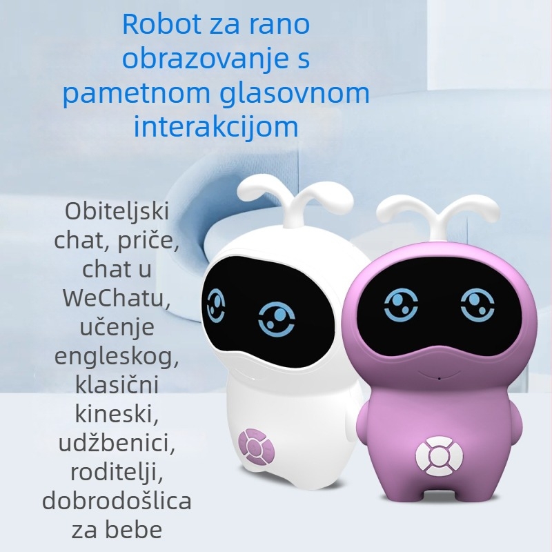 AI inteligentni robot za rano obrazovanje s dijalogom i učenjem - Bluetooth, Wi-Fi, snimanje, prepoznavanje govora, mobilna aplikacija