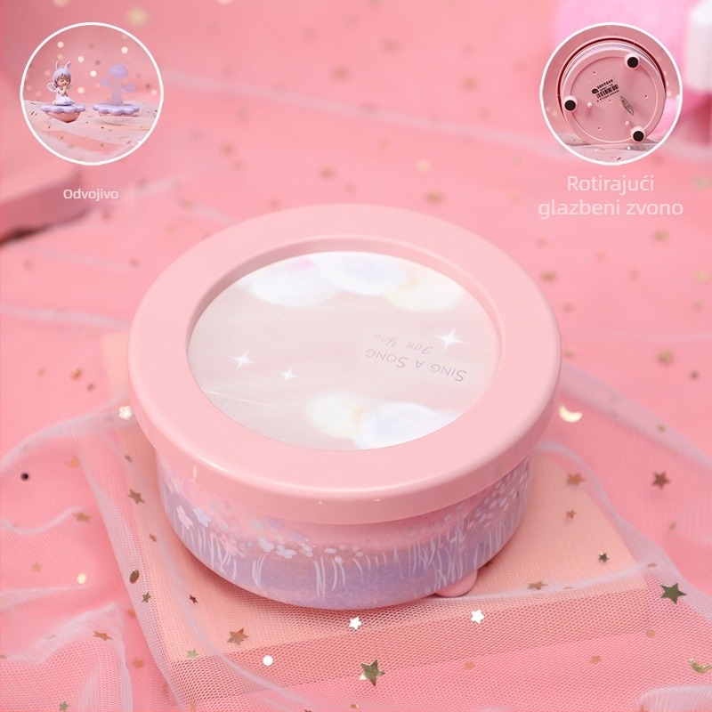 Annie World glazbena kutija za djevojku — Materijal: smola; Stil: moderni minimalistički; Kategorija: glazbena kutija; Poklon za rođendan, blagdane, dekor spavaće sobe