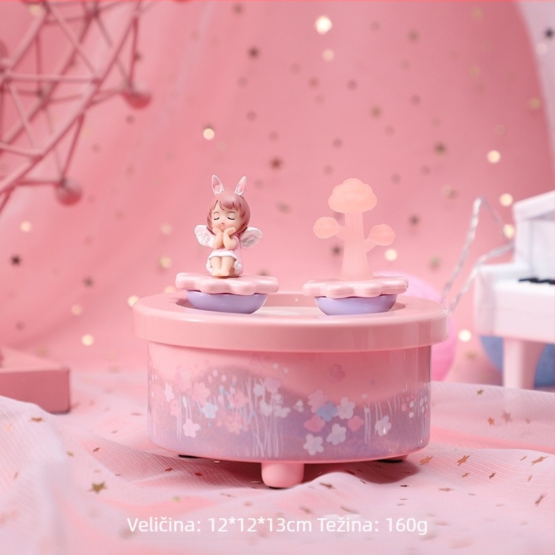Annie World glazbena kutija za djevojku — Materijal: smola; Stil: moderni minimalistički; Kategorija: glazbena kutija; Poklon za rođendan, blagdane, dekor spavaće sobe