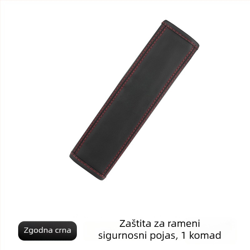 Kožni jastučić za sigurnosni pojas – mekan zaštitni sloj, moguć ispis logotipa, težina 80 g