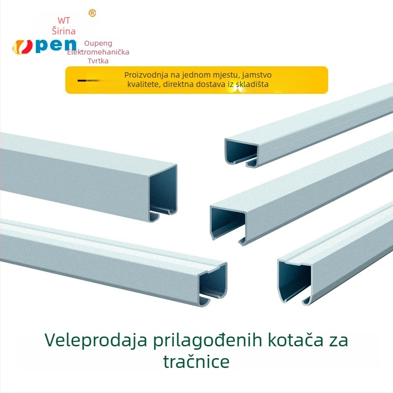 Hardver za klizna vrata: čelična konstrukcija, galvanizirani završetak, moderni minimalistički stil; Specifikacije: G1, G2, G3, G4-A, G4-B, B-1