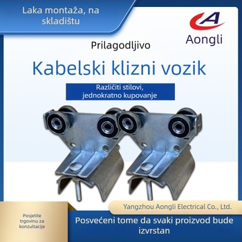 Angli galvanizirana C-tip klizna šina, model C30, čelik Q235
