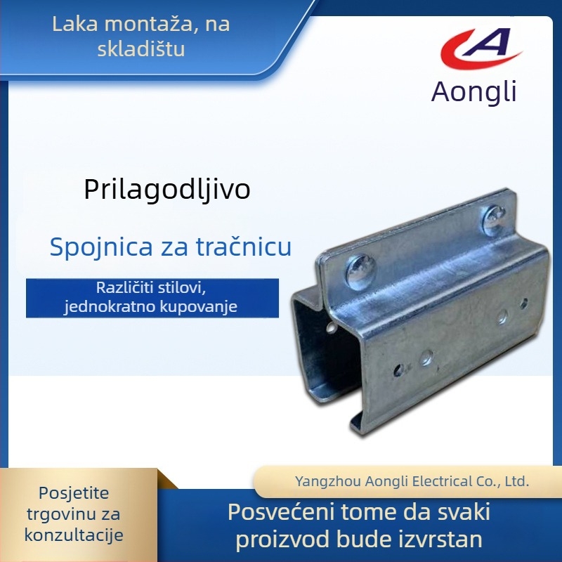 Angli galvanizirana C-tip klizna šina, model C30, čelik Q235