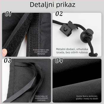 Automobilska pregrada zavjesa za prednju i stražnju kabinu sa srednjom toplinskom izolacijskom sjenom, neproziran zavjese privatnosti (Materijal: Dense Woven Spring Ya Spinning; Montaža: tip card-in; Wzor: jednostran; Dijelovi: prednja zona; Primjenjivi mo