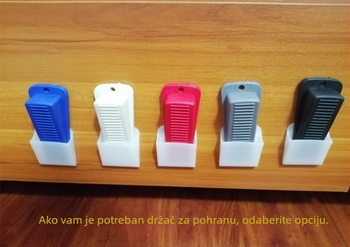 Gumeni zatvarač vrata bez bušenja, klin za vrata, zaštita od udara i vjetra