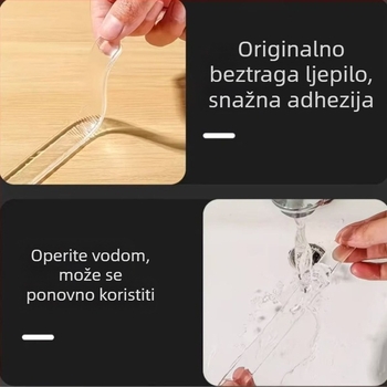Protukolizijska traka za vrata, silikon, zidni montažni, standardni dizajn, ručno upravljanje
