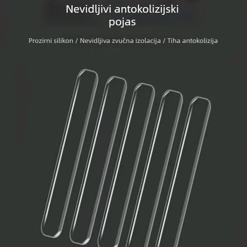 Protukolizijska traka za vrata, silikon, zidni montažni, standardni dizajn, ručno upravljanje