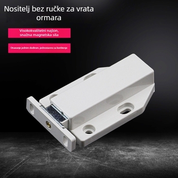 Magnetni dodirni zatvarač za ormariće s dugim snažnim magnetom – za male drvene vratnice, ormariće i garderobu; Materijal: plastika; Marka: Ruigu Hardware; Model: 0; Stil: Novi kineski stil.