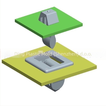 DL-1 Plastični podni stoper za vrata, montaža klikom, automatsko upravljanje