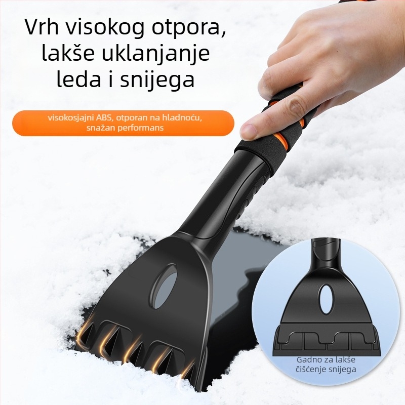 Automobilski alat za uklanjanje snijega, PP plastika, prilagodljiv, neutralna marka