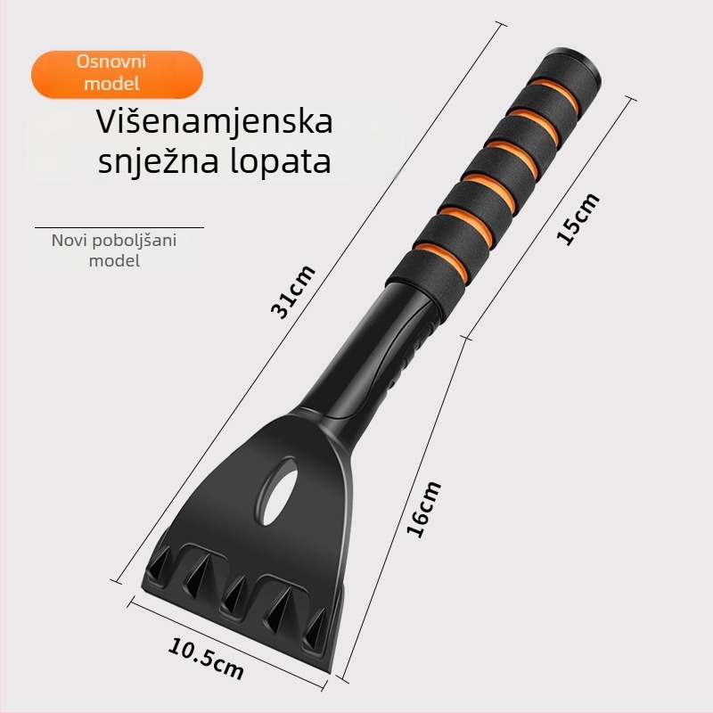 Automobilski alat za uklanjanje snijega, PP plastika, prilagodljiv, neutralna marka