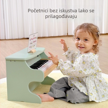 Fn/figani Drvena klavijatura-piano igračka za djecu, uzrast 4–6 godina