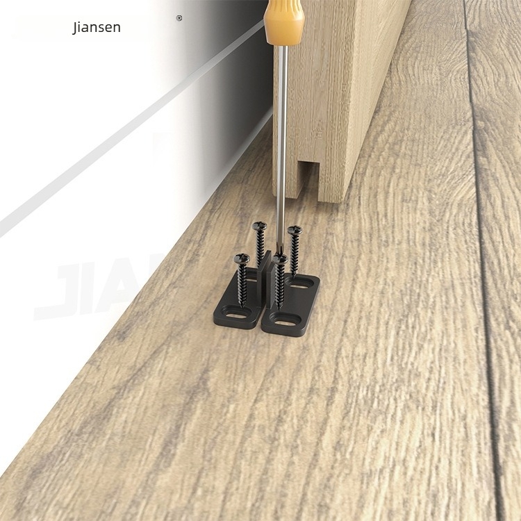 Swing stopper za vrata stila barn door, materijal POM, podno montiranje, ručno upravljanje, marka Johnson