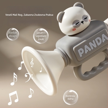Dječji glazbeni set s Panda harmonikom za vježbanje zvuka (Materijal: Plastika; Marka: Zhibei; Preporučena dob: 4–6 godina; 3C certifikacija: 2024152202054742; Pakiranje: Šarena kutija)