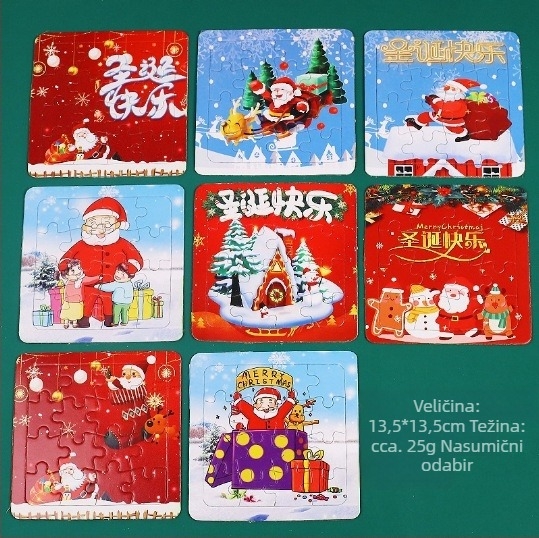 Puzzle karta svijeta – edukativna, ravna slagalica za slaganje, za uzrast 7–14 godina, početna razina