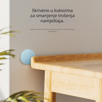 PVC pločica za zaštitu vrata od udara, zidni montažni, model 0365, dizajn s povećanjem visine, površina u obliku golfa