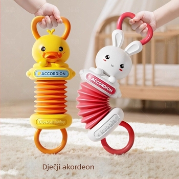 Mini ručni organ, dječja igračka u obliku patke, stil grand piano, potiče interes za glazbu u ranom obrazovanju