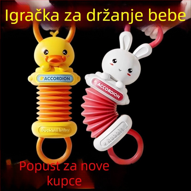 Mini ručni organ, dječja igračka u obliku patke, stil grand piano, potiče interes za glazbu u ranom obrazovanju