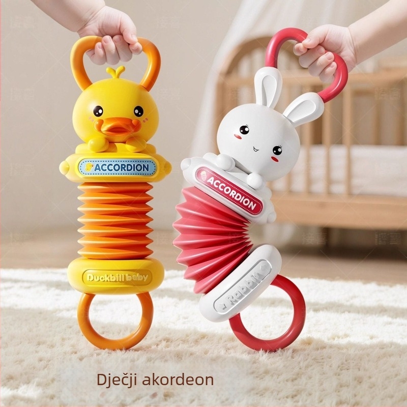 Mini ručni organ, dječja igračka u obliku patke, stil grand piano, potiče interes za glazbu u ranom obrazovanju