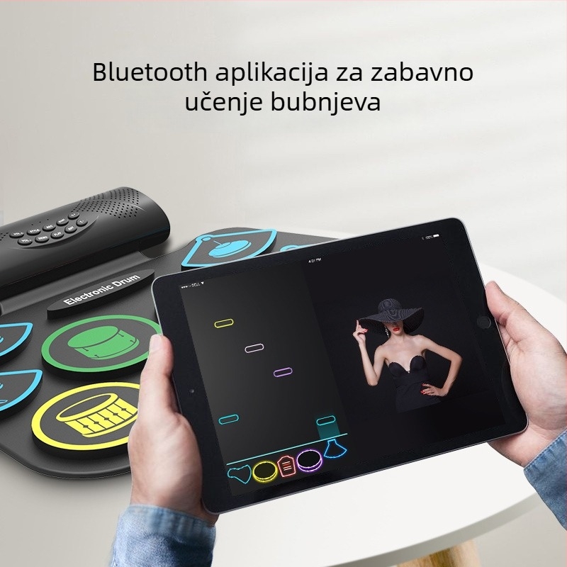 Elektronički bubnjarski set MD862MC Ke Huixing, 9 bubnjeva, sve-u-jednom