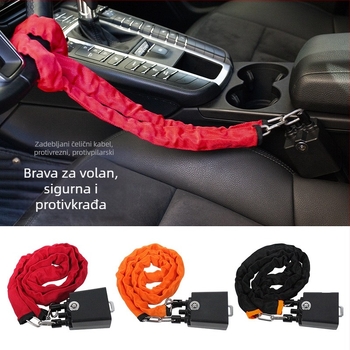 Brava za volan automobila ABS+čelično kabel (Model L1632; Ispisan logotip)