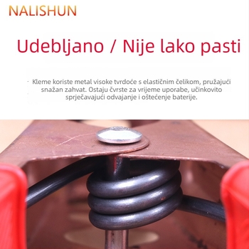 There Shun kleme za automobilske baterije, krokodil klipse s elektroplatom od bakrovog legura, mogućnost privatne oznake, podrijetlo Guangdong