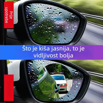 Film otporan na kišu za retrovizor automobila, zaštita od zamagljivanja i vodoodbojnim premazom, nano vodootporan film za bočne prozore, univerzalno