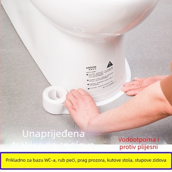 Wangke Home samoljepljiva brtvna traka za kupaonicu i kuhinju - vodootporna, protiv plijesni, brtvljenje praznina oko umivaonika i praga prozora. Marka: Wangke Home; Materijal: Drugo; Vrsta: Drugo; Širina: Drugo