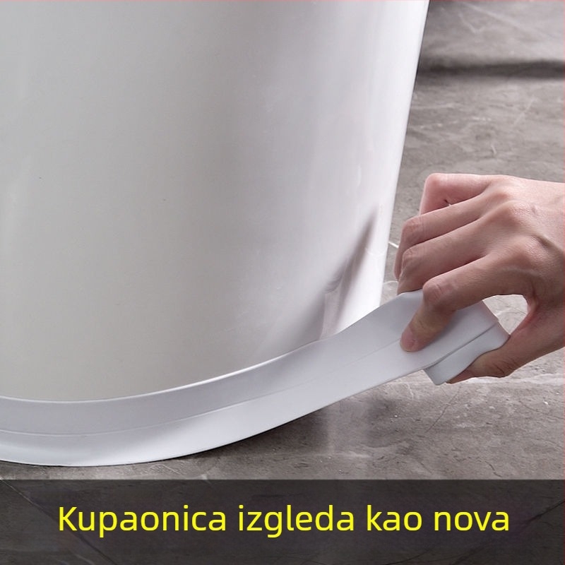 Wangke Home samoljepljiva brtvna traka za kupaonicu i kuhinju - vodootporna, protiv plijesni, brtvljenje praznina oko umivaonika i praga prozora. Marka: Wangke Home; Materijal: Drugo; Vrsta: Drugo; Širina: Drugo