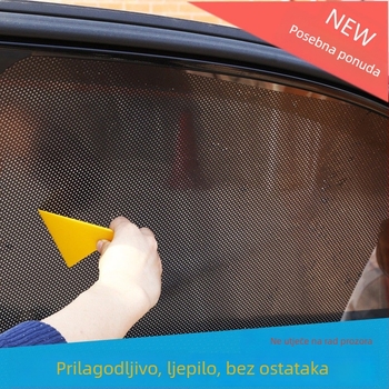 Univerzalni mrežasti film za prednje staklo automobila, toplinska izolacija, statičko prianje, debeli stil, bez ljepila