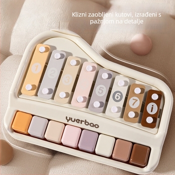Osmoton s dvostrukim dizajnom – edukativna piano igračka za djecu 4–6 godina, plastični, 3C certifikat, marka Parenting Treasure