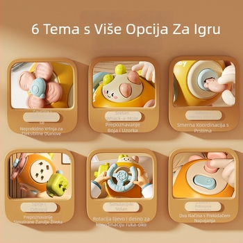 Montessori igračka za finu motoriku s volanom, plastična konstrukcija, djeca 4–6 godina, Flying Nest, kod RC260