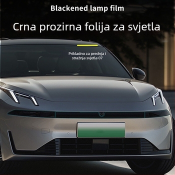 TPU zaštitni film za prednja i stražnja svjetla Lingke 07, proziran film za promjenu boje, otporan na ogrebotine