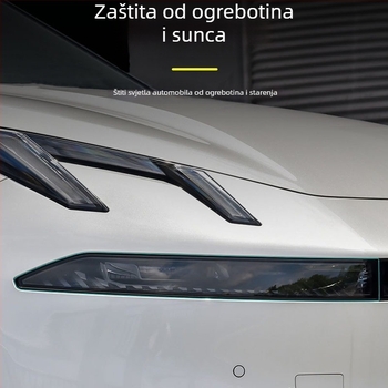TPU zaštitni film za prednja i stražnja svjetla Lingke 07, proziran film za promjenu boje, otporan na ogrebotine